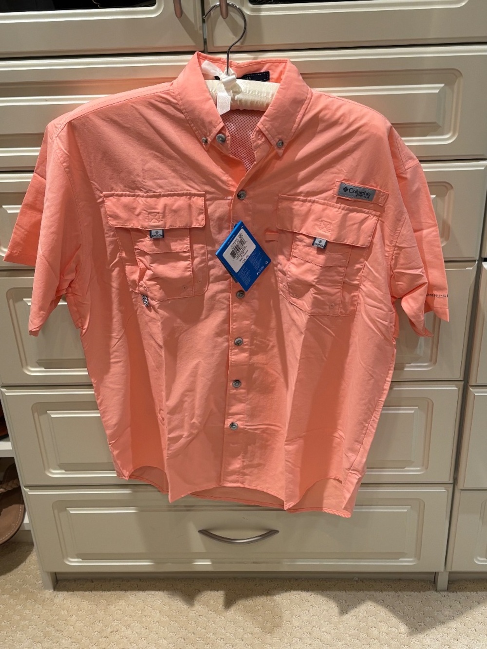 Columbia Men's Bahama Short Sleeve Sun Protection Size Small NWT
